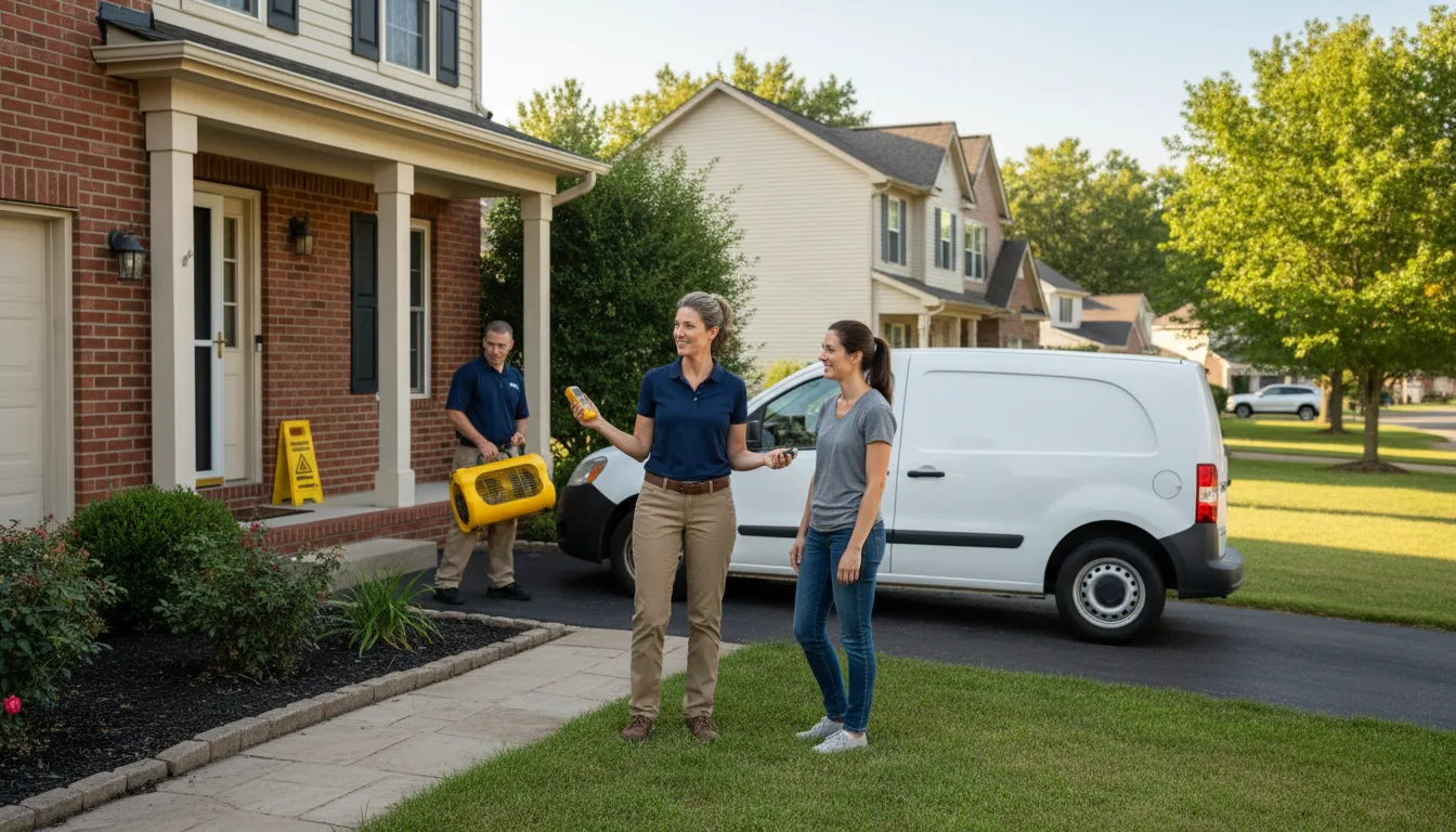 Water restoration image for Home Water Damage Repair in Harned, KY